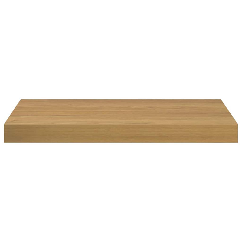 Floating Shelf, Brown, 4cm H x 50cm W x 23cm D