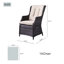 Chaise de patio en osier avec coussins (ensemble de 2)-492736784-492736785