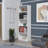 Milton Bookcase with Tier Storage Shelves-1964635451-1954640615