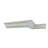 Endurathane Scarlett Crown Moulding, 2"H x 2"P x 2 3/4"F x 94 1/2"L, Factory Primed