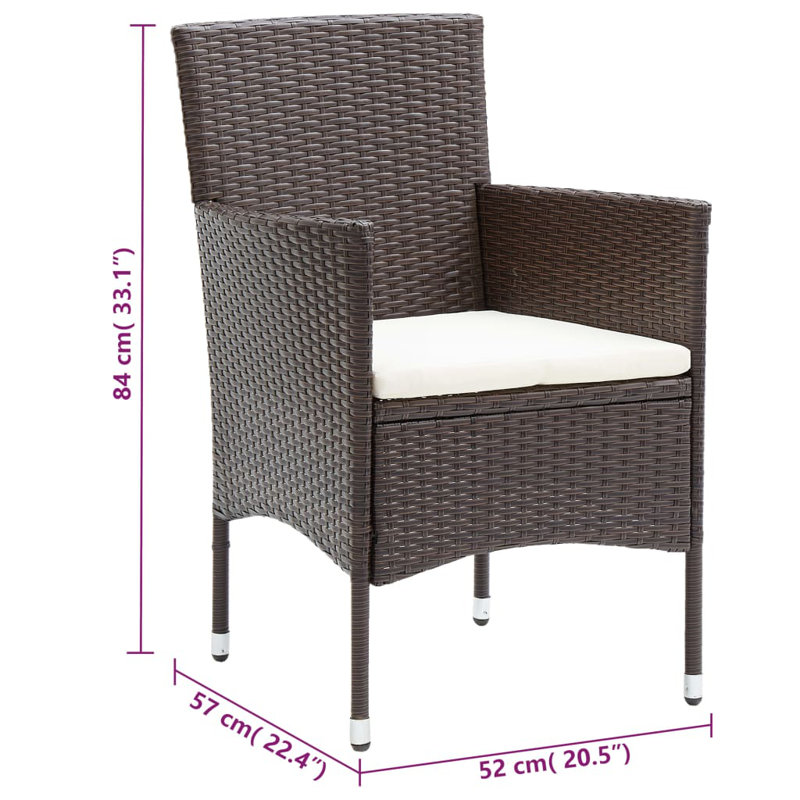 Cheniya Rectangular 11 - Piece 10 - Person 250Cm L Outdoor Table Set