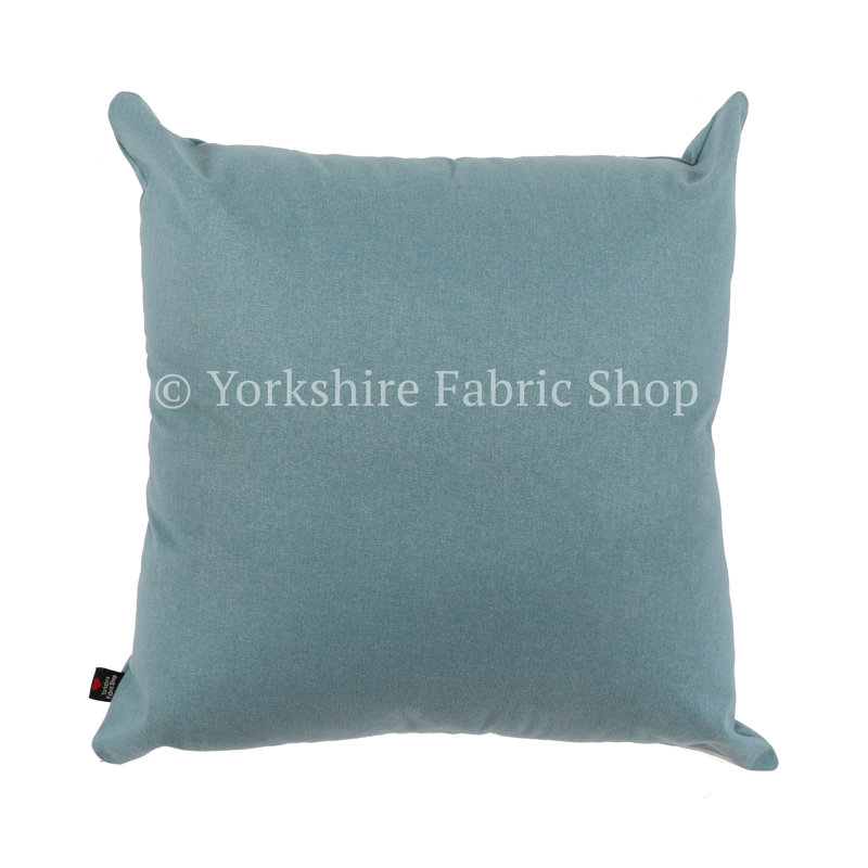 Torwood Square Cushion, Large, Teal