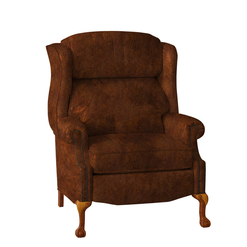 Fauteuil inclinable en cuir Maxwell, Cuir véritable cacao d'Anilina, Nouveaux classiques, Manuel