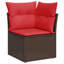 55cm Wide Patio Sofa with Cushions