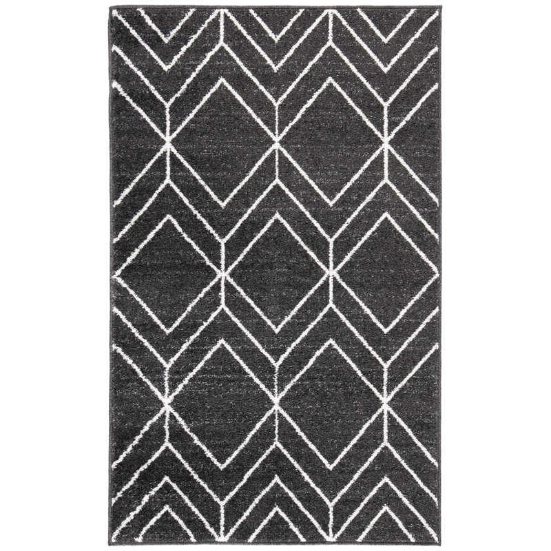 Tapis géométrique Garces Performance, Rectangulaire 3 pi x 5 pi