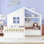 Lit plateforme avec deux tiroirs et tablette de rangement House House-1913378656