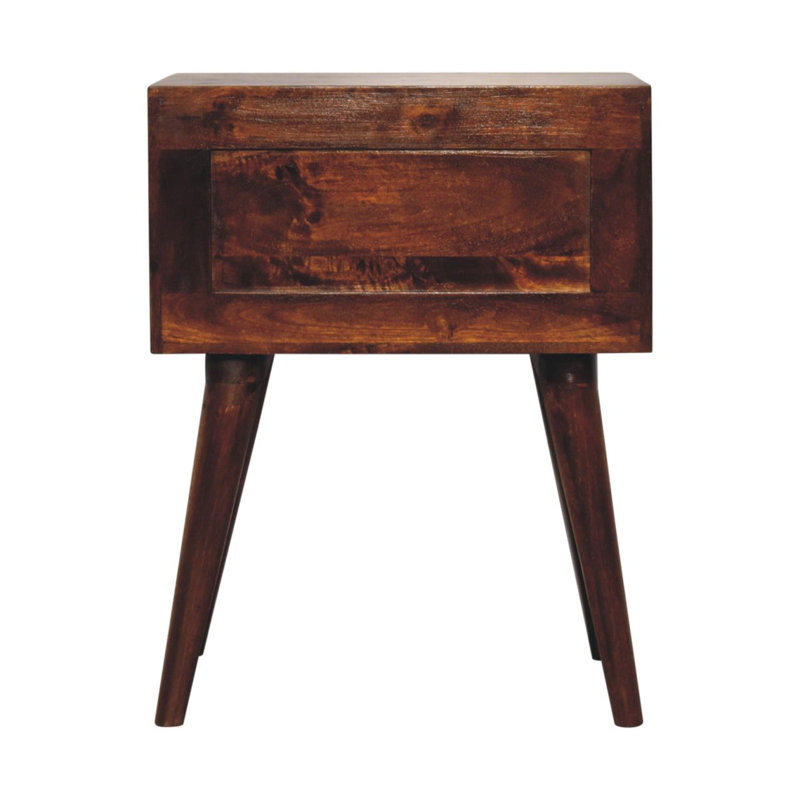 Kenit 17.72'' W Solid Wood Nightstand