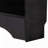Corner Hall Tree with Shoe Bench and Adjustable Shelf (Black)-1087038994