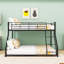 Metal Bunk Bed With Ldder,Slats And Guardrail-114391351