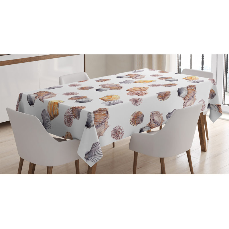 Seashells Tablecloth, 90" L x 60" W