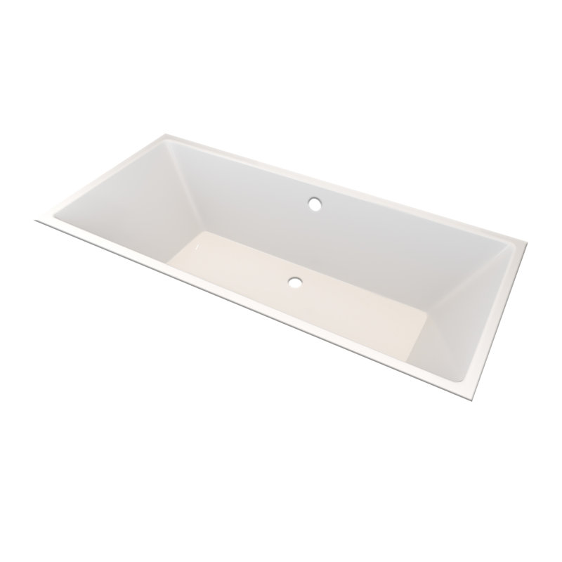 69.5'' x 34.5'' Undermount Soaking Acrylic Bathtub