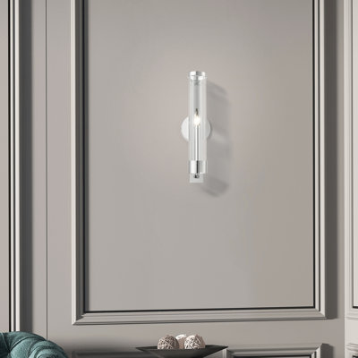 Applique murale de salle de bain à intensité variable 1 lumière Shaw