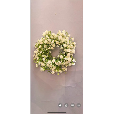 Couronne de gypsophile