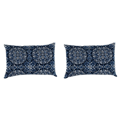 18" x 12" Outdoor Lumbar Throw Pillow (Set of 2)