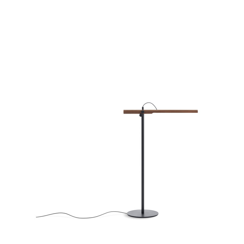 Type A Floor Lamp, Oblivion, Walnut