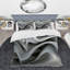 Ensemble de literie moderne 4 pièces - édredon gris Infinite Ripples-131383121