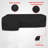 Kimzey Heavy Duty Waterproof L Shaped Patio Sofa Cover, Multi-Seat Sectional Cough Covers for Living Room