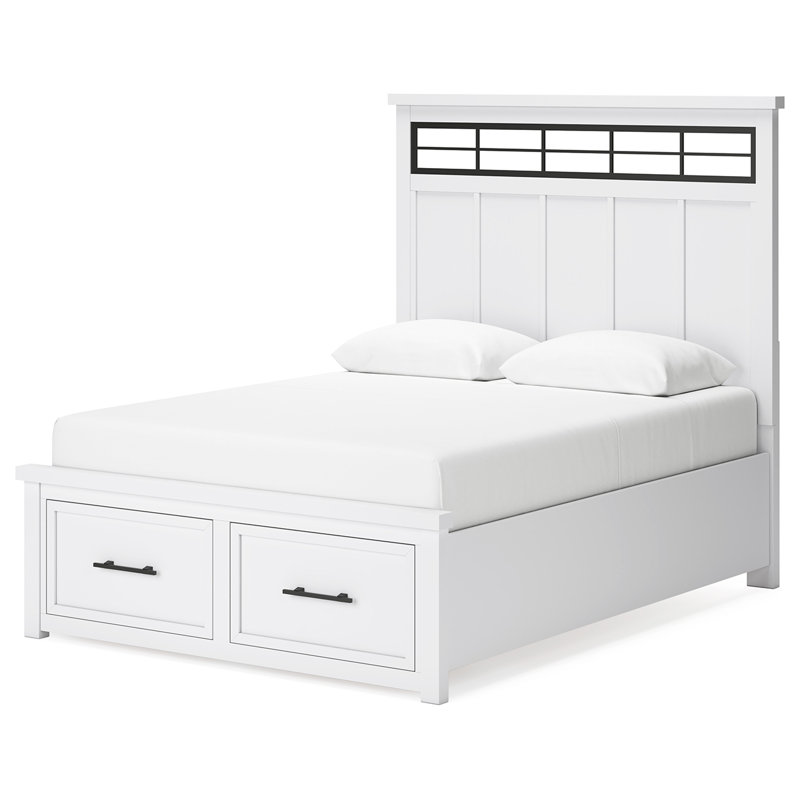 Ashbryn  Panel Storage Bed, Queen