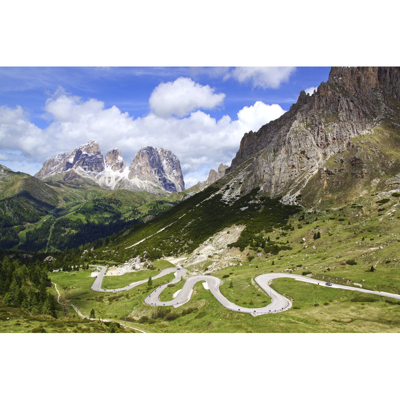 Dolomites - peinture sur toile tendue, L 12 po x H 8 po