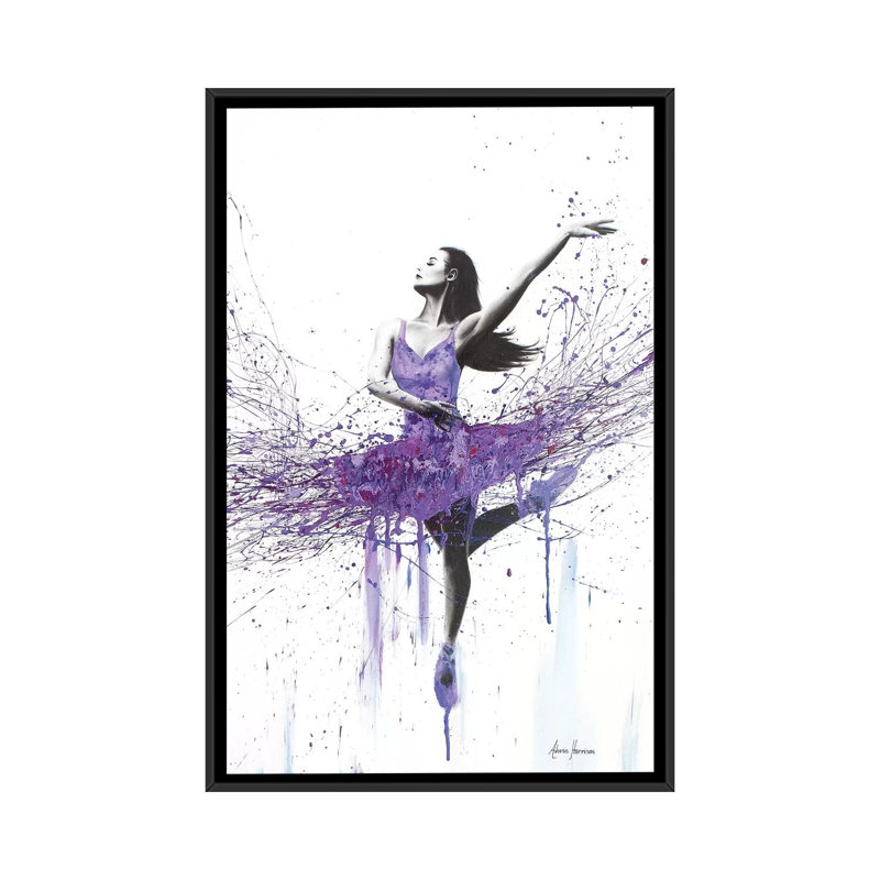 «You Bought Blueberries», art textuel sur toile, Toile avec cadre noir, H 48 po x l 32 po x P 1,5 po, Pas de tapis