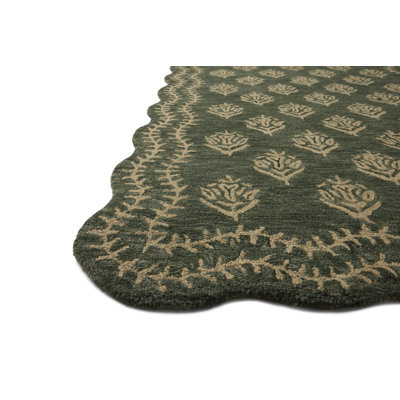 Rifle Paper Company x Loloi Lisette Forest / Oatmeal  Area Rug