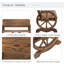 Solid Wood Fir Outdoor Bench