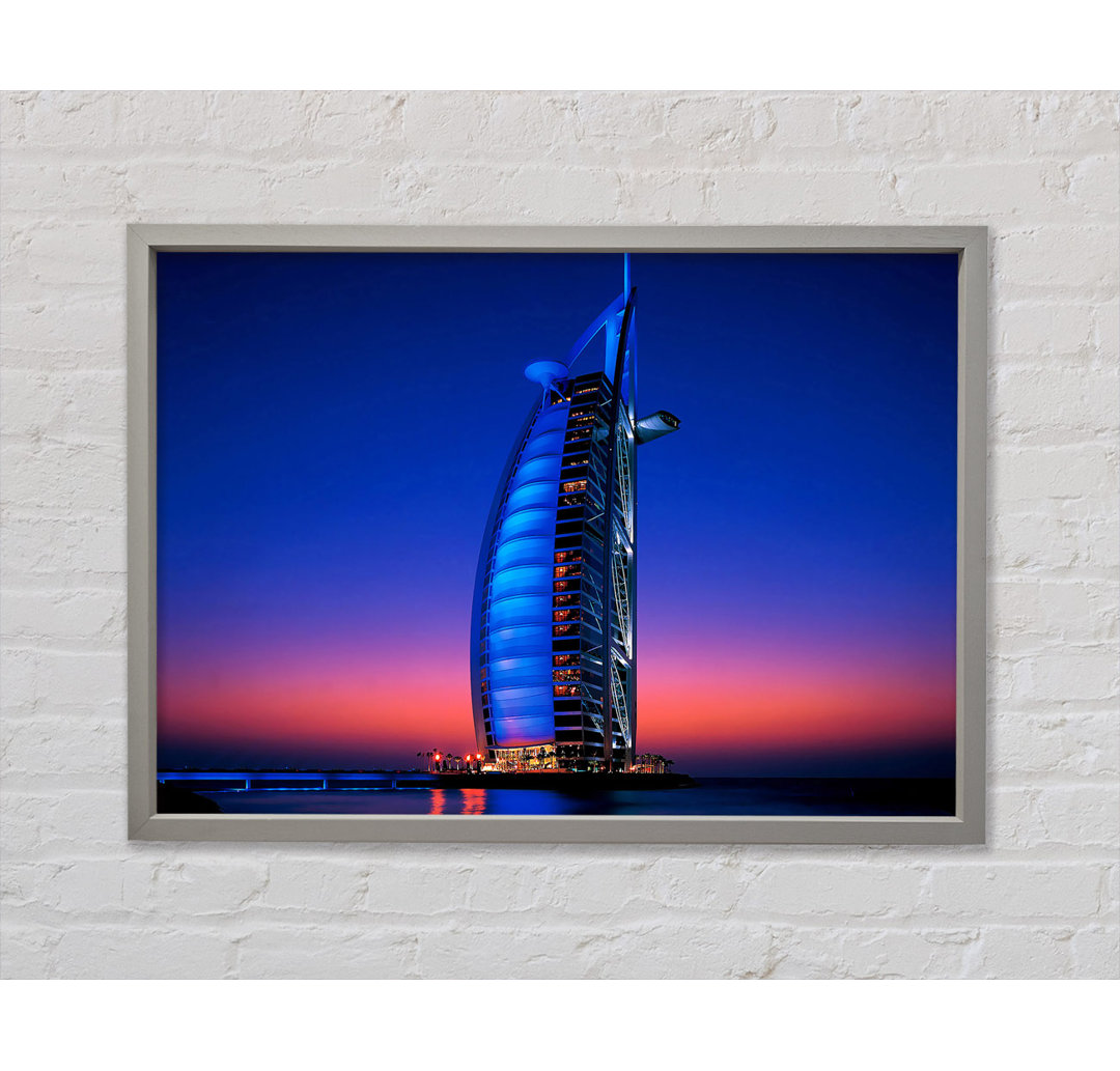 Burj Al Arab Dubai Uae - Einzelner Bilderrahmen Kunstdrucke auf Leinwand