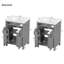 Meuble-lavabo moderne de 48 pouces avec lavabo en céramique, portes à fermeture en douceur, tiroir rabattable, tablettes de porte à double couche, solution de rangement élégante-126319900-126319902