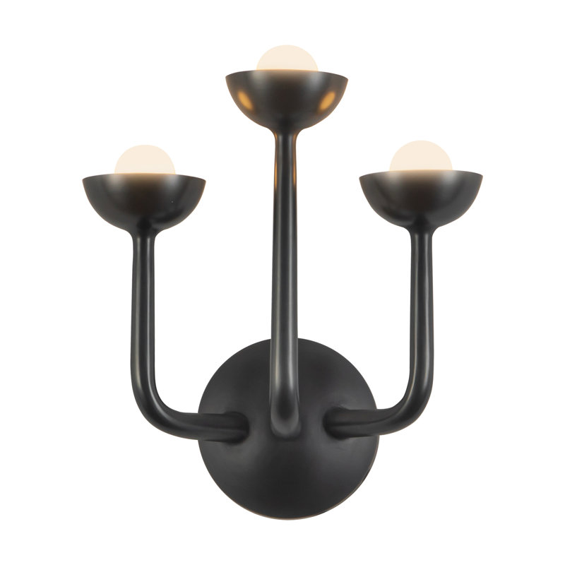 Spade 11-in White dimmable LED Bathroom Vanity Light, Oil Rubbed Bronze