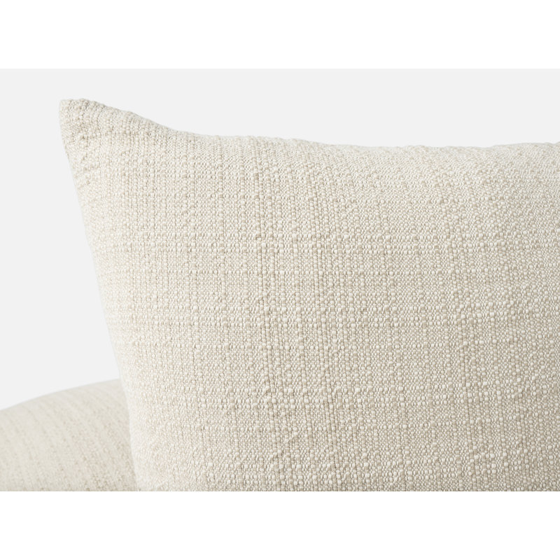 Housse de coussin Lido, Non teint / kaki, Rectangulaire H 14 po x l 36 po