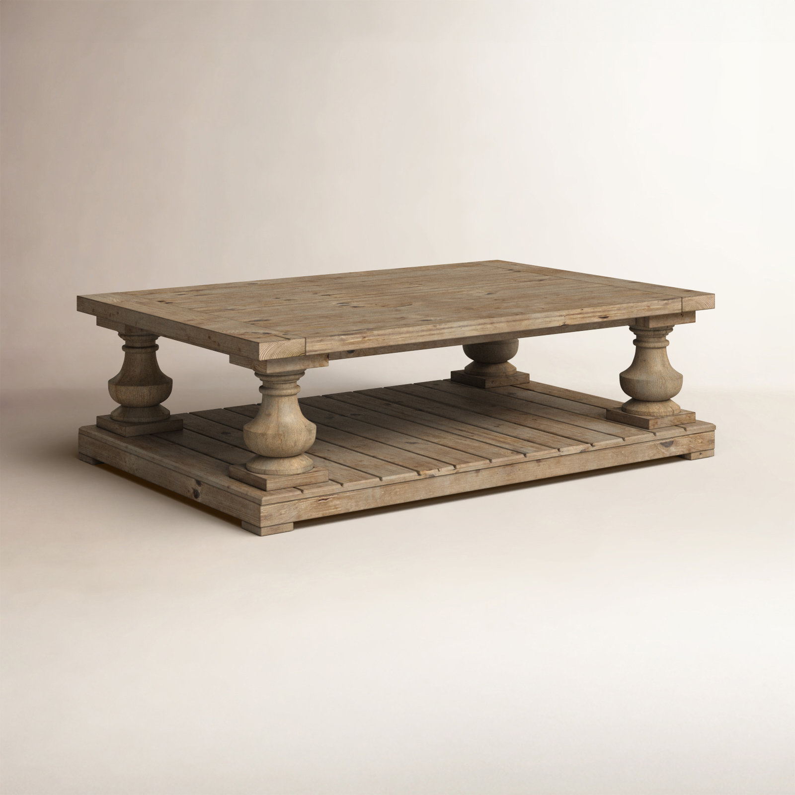 McKew 60" Solid Wood Coffee Table