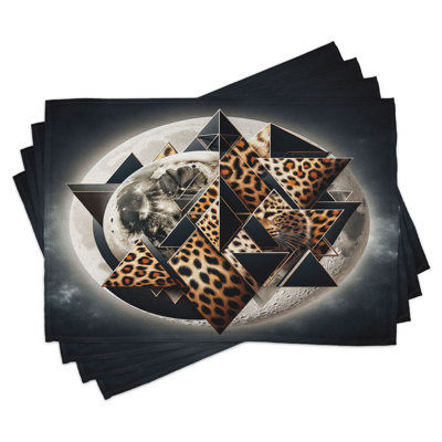 Polyester Geometric Rectangle Placemat