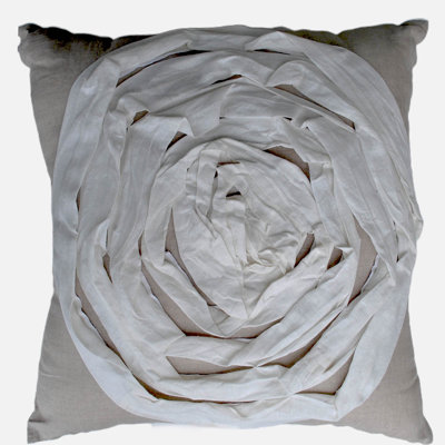 Deco Rose Square Linen Pillow