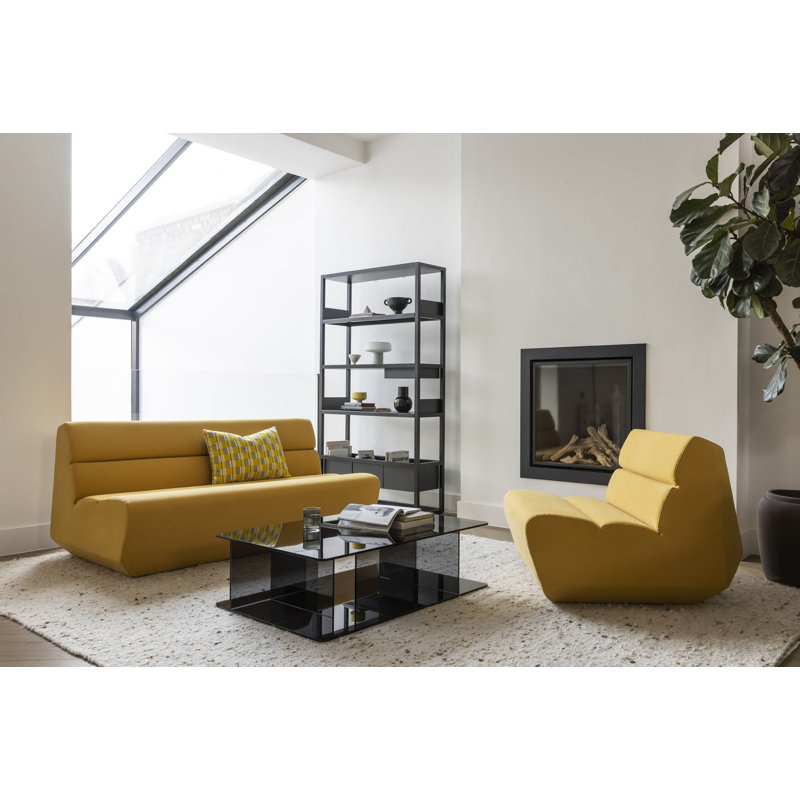 Lucent Glass Coffee Table, Smoke