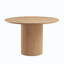 Table basse ronde cannelée
