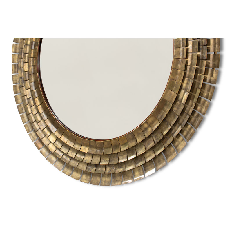 Mistral Round Metal Mirror