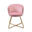 48cm H Velvet Upholstered Armchair-2041323244
