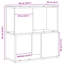 Book Shelf Black Oak 24Cm Engineered Wood-962757084