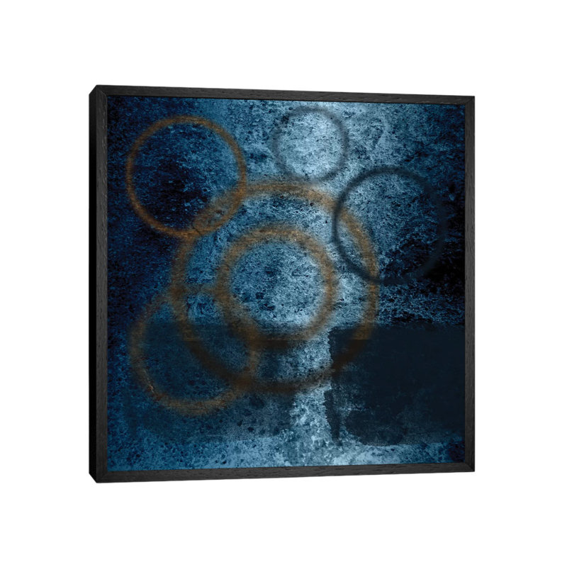 Mississippi Blues II by Sheldon Lewis - Print on Canvas, 45.72cm H x 45.72cm W x 3.81cm D, Black Framed