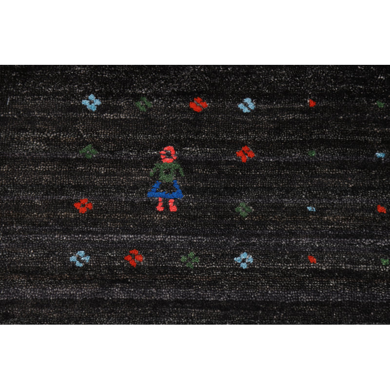 Tapis oriental fait à la main Gabbeh 9 x 12