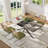55.11-70.86in Rectangular Extendable Dining Table Set-1102996173-1102996169-1087116900