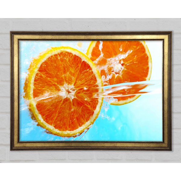 Ebern Designs Orange Sun - Single Picture Frame Print | Wayfair.co.uk