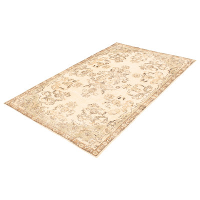 Vincente One-of-a-Kind 6'6" X 10'5" 2000s Wool Area Rug in Cream