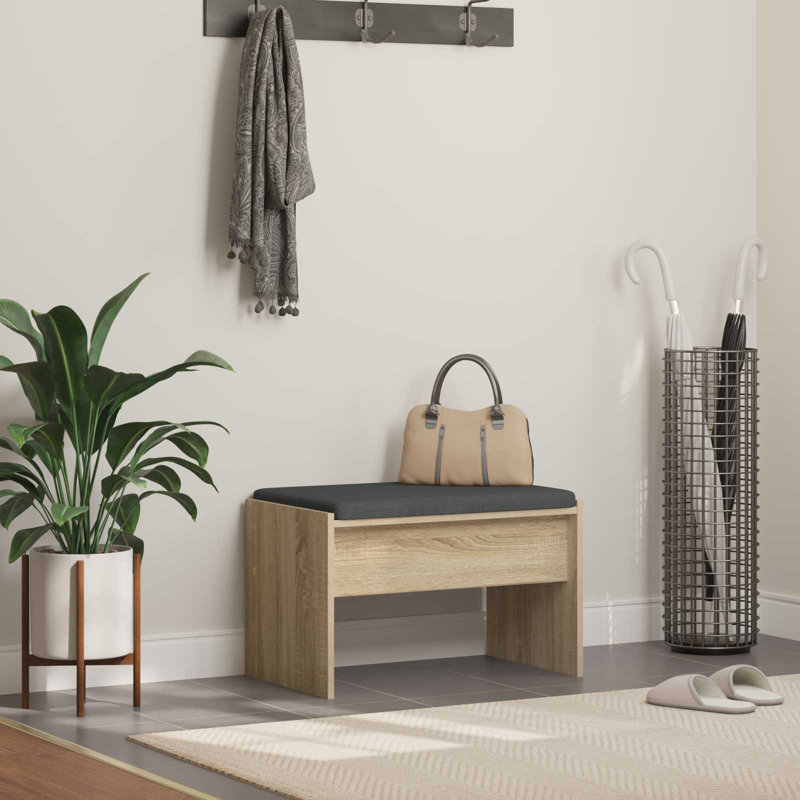 Bench, 40cm H x 63cm W x 38cm D, Sonoma Oak