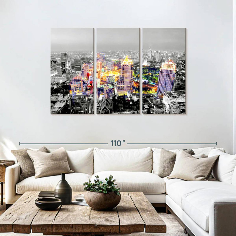 Siréci, Siréci, Siréci, lumières pop, H 48 po x l 74 po