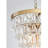 Kabresha 4 - Light 14“ Crystal Teardrop Tiered Round Chandelier-78123855