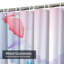Magnifique magnifique rideau de douche avec 12 crochets-652019703