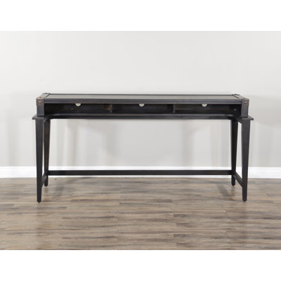 Console en bois massif 76 po