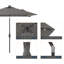 Parasol de marché carré 78 po Rosalynd-1119401788