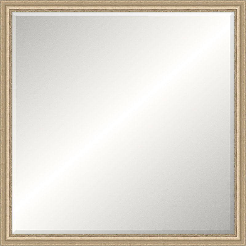 Chamblee Solid Wood Mirror, Square, 39.5" x 39.5"